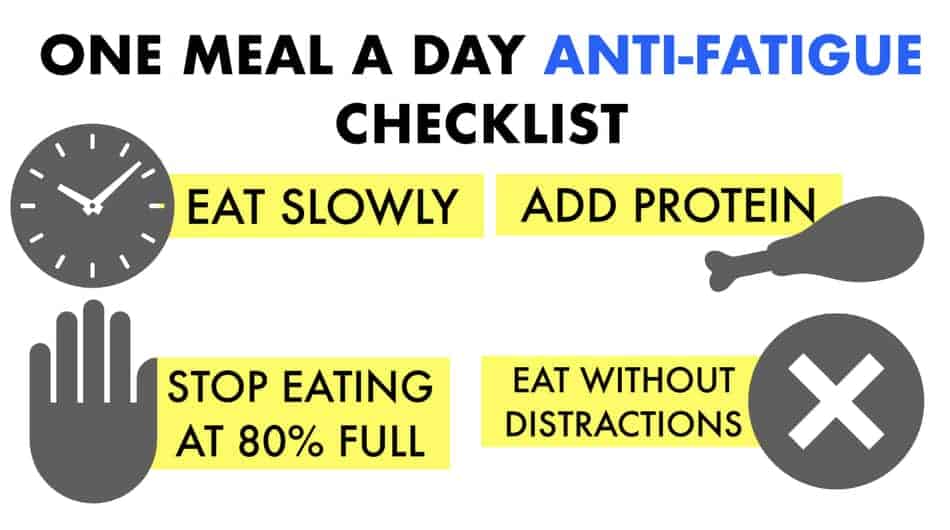 does omad make you feel tired checklist