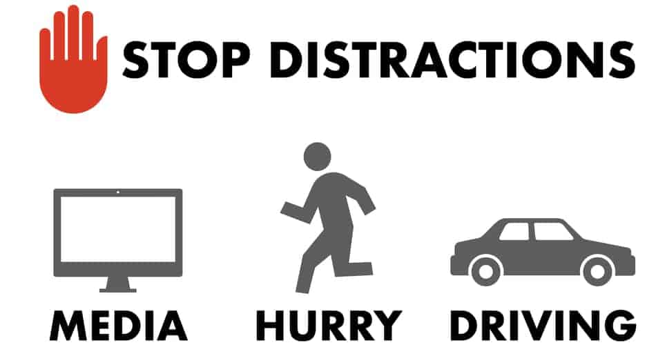 eat without distraction