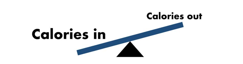 picture of calories in versus calories out