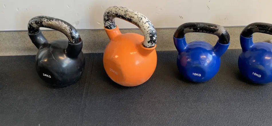 set of kettlebells for peloton classes