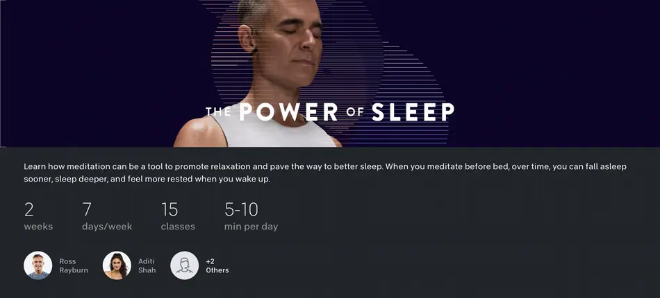 the only peloton program for sleep