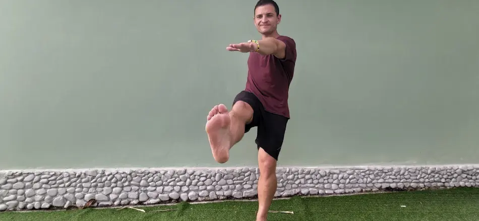 doing basic peloton stretching moves
