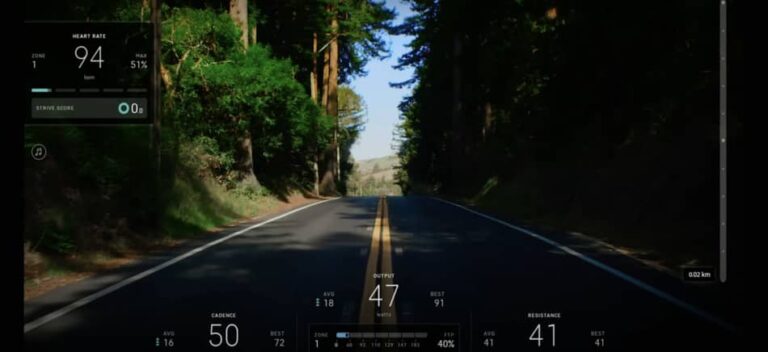 scenic rides peloton app