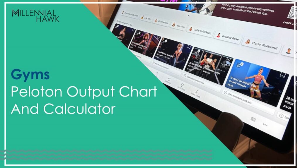 peloton output chart by age