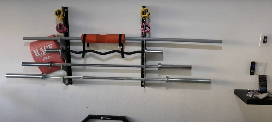 photo of how I organize my garage gym