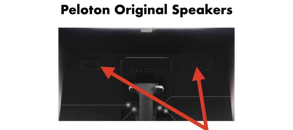photo of peloton speakers