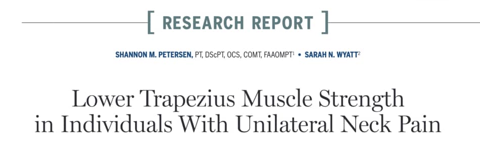 screenshot from research about trapezius muscle strength
