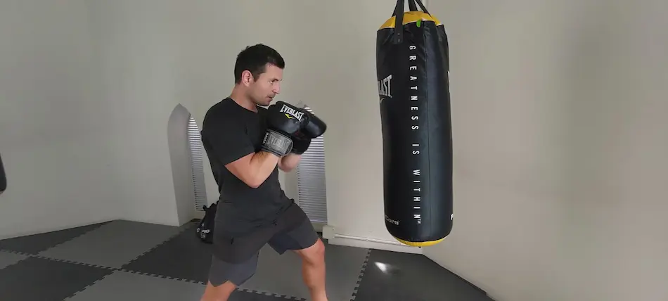 photo of my boxing routine