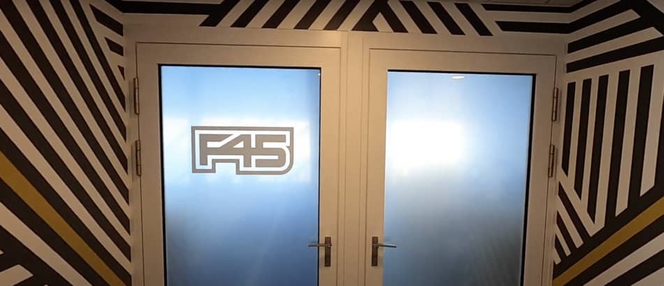 photo of F45 gym entrace