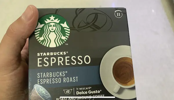 photo of coffee from starbucks