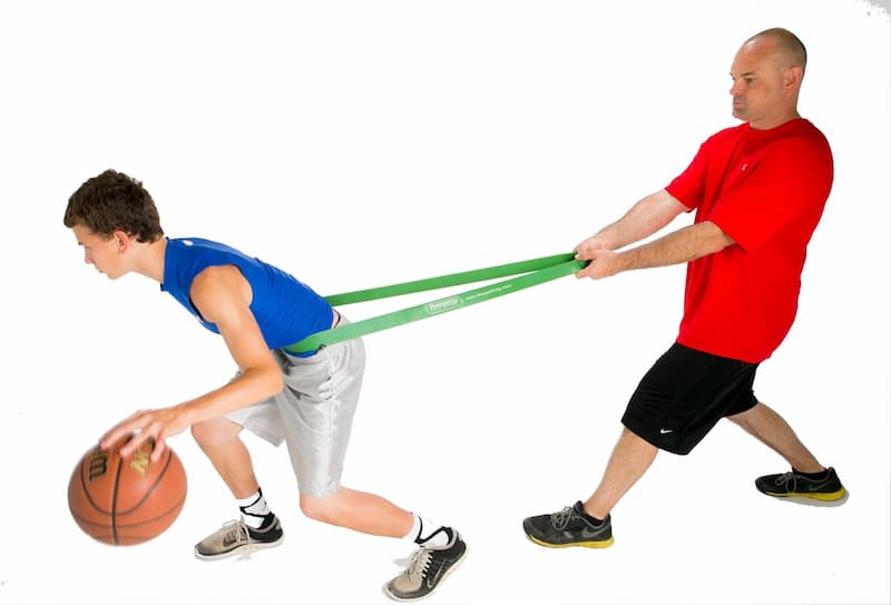 Improve basketball performance with resistance bands