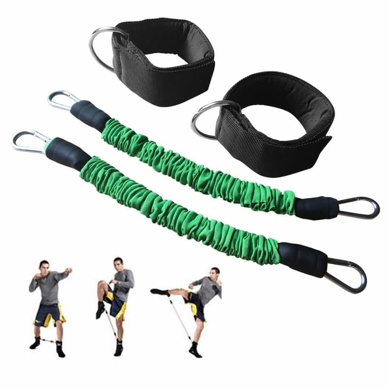 Basketball exercises with resistance bands