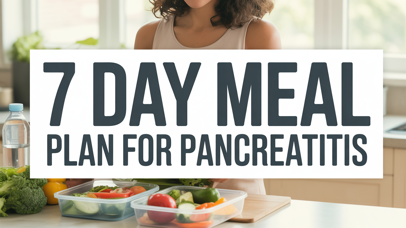 7-Day Pancreatitis Meal Plan: Low-Fat Foods That Actually Help