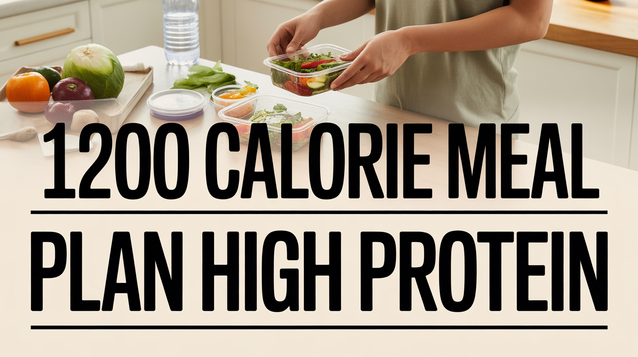1200 Calorie High Protein Meal Plan for Fat Loss