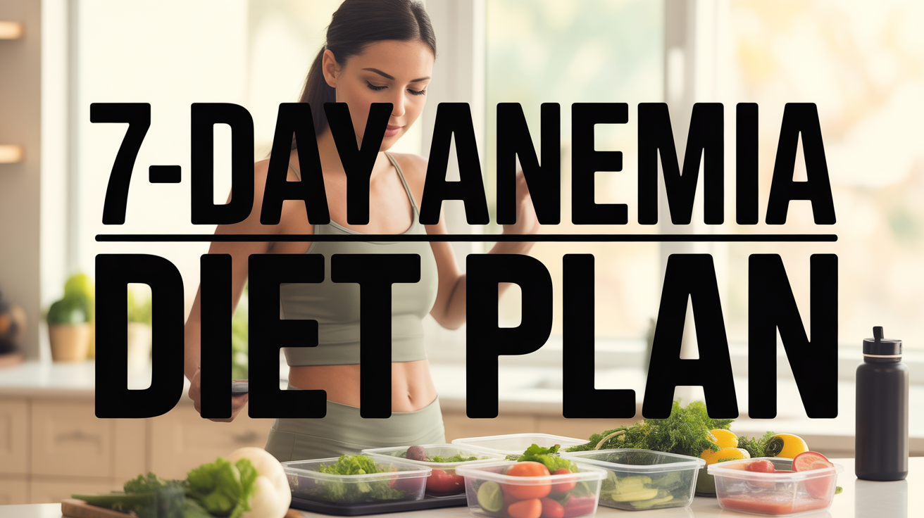 7-Day Anemia Diet Plan: Iron-Rich Foods That Rebuild Iron Stores