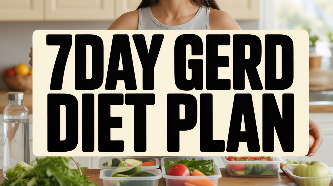 7-Day GERD Diet Plan for Lasting Acid Reflux Relief