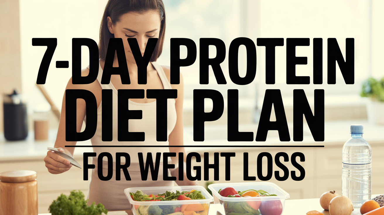 The Complete 7-Day Protein Diet Plan for Weight Loss