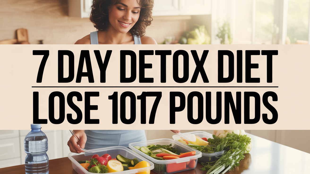 7-Day Detox Diet: Does It Really Help You Lose 10-17 Pounds?