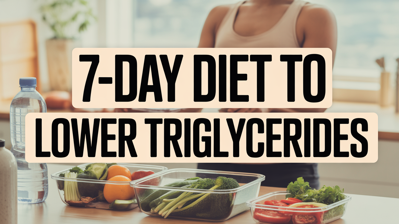 What to Eat on a 7-Day Diet to Lower Triglycerides