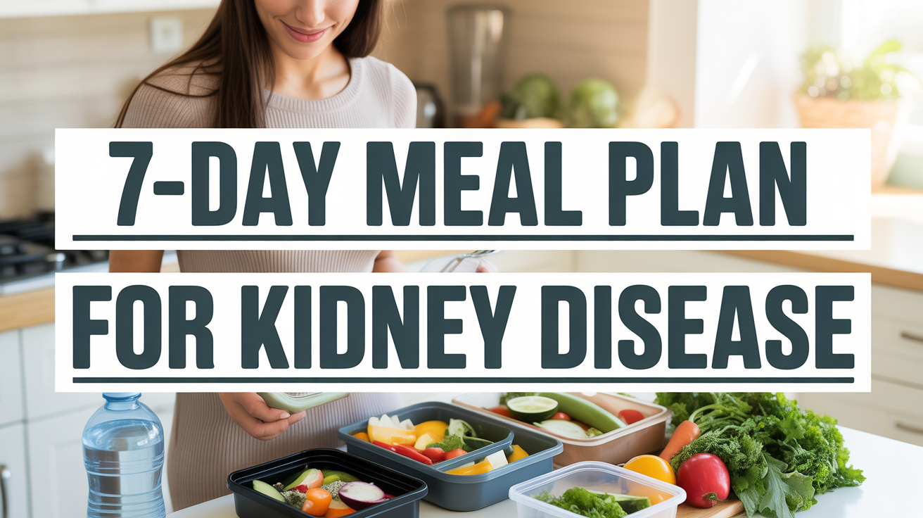 7-Day Meal Plan for Kidney Disease That Actually Works