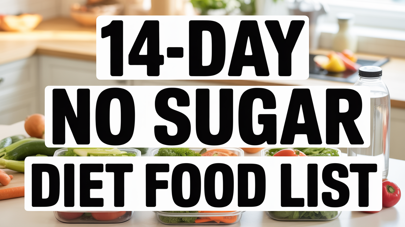The Complete 14-Day No-Sugar Diet Food List Guide