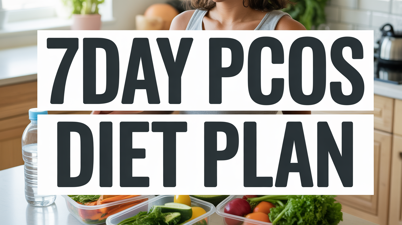7-Day PCOS Diet Plan for Hormone Balance and Weight Loss